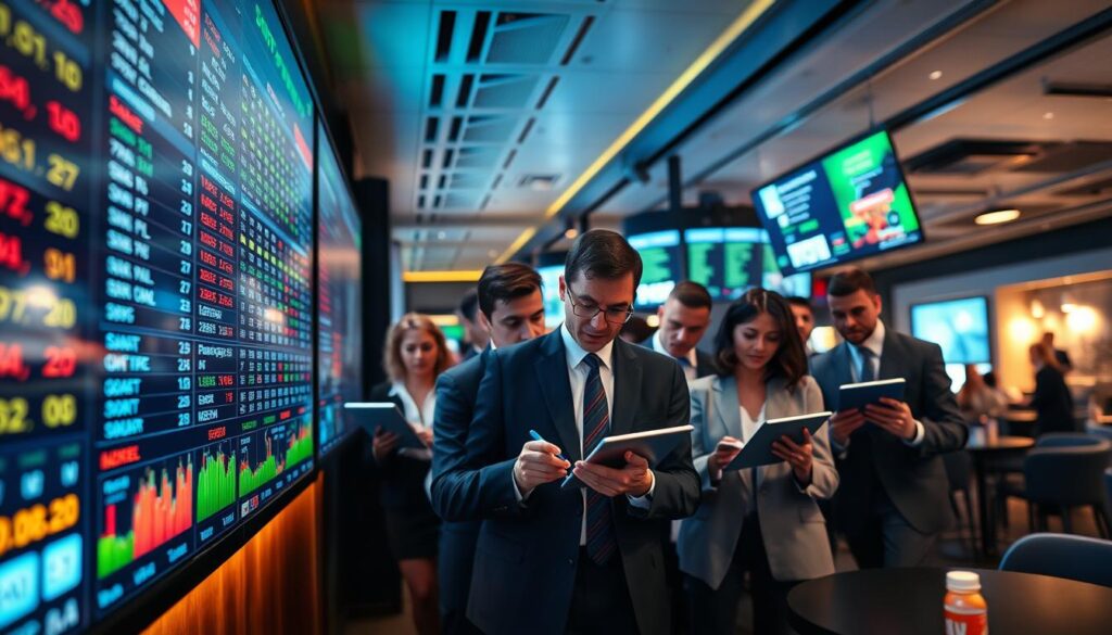 in-play betting markets