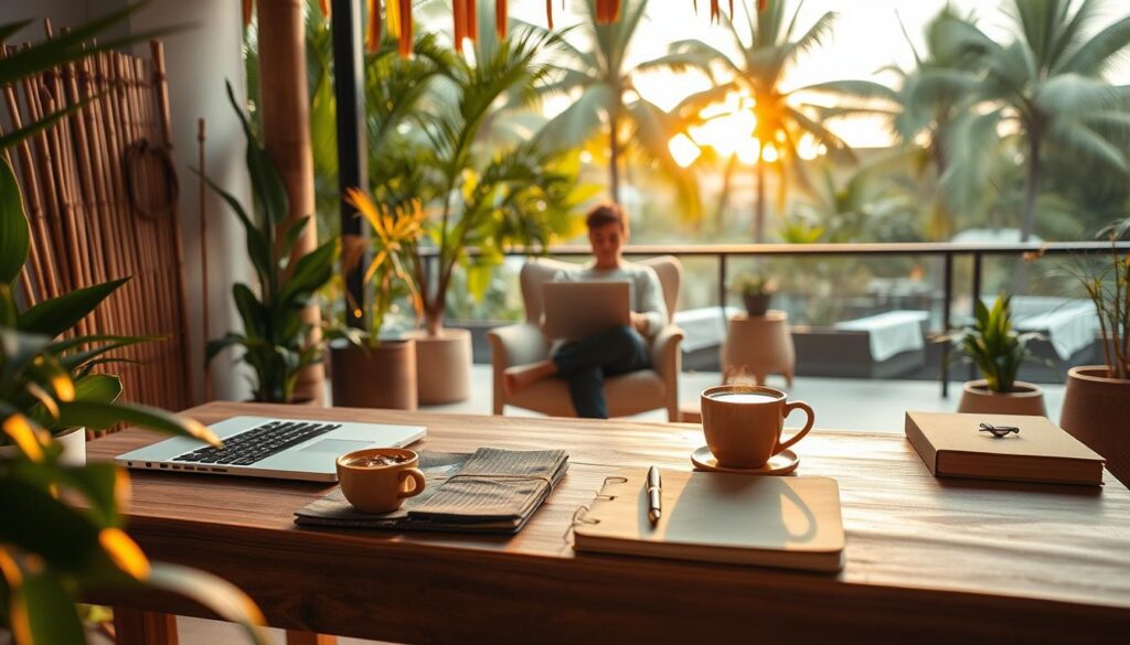 sustainable work routine